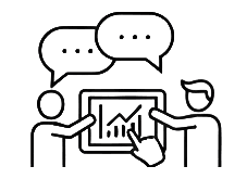 1:1 밀착 피드백 아이콘